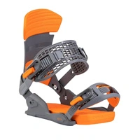 Wiązania snowboardowe Drake Fifty unisex szaro-pomarańczowe r. L