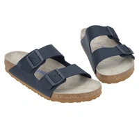 Klapki unisex Birkenstock Arizona Regular profilowane granatowe r. 44