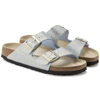Klapki damskie Birkenstock Arizona BS regular birko-flor niebieskie r. 38