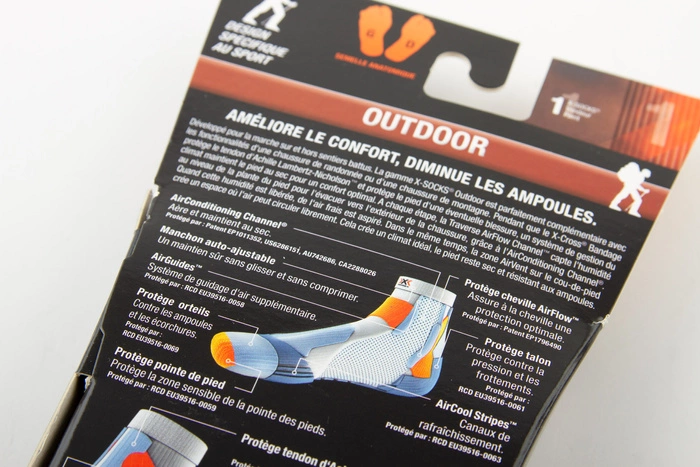 Skarpetki trekkingowe damskie X-Socks® Outdoor szare r. 35-38