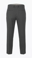 Spodnie męskie Calvin Klein szare wełniane w kant fitted r. M