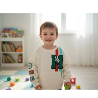 Bluza chłopięca Zara Baby x Disney bawełniana ecru kangurka r. 86