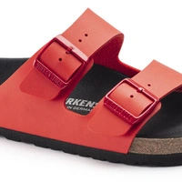 Klapki damskie Birkenstock Arizona BS birko-flor czerwony r. 38