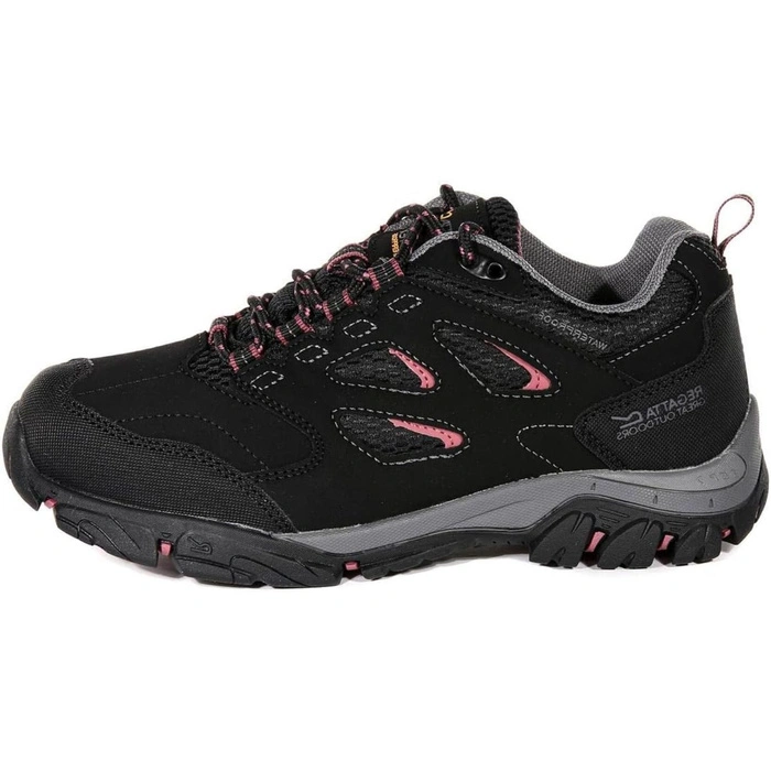 Buty damskie Regatta Holcombe IEP Low trekkingowe wodoodporne czarne