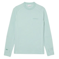 Koszulka męska Lacoste zielony longsleeve o kroju slim fit r. 3XL