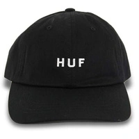 Czapka z daszkiem męska HUF Essentials Og snapback bawełniana czarna