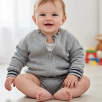 Bluza chłopięca Chicco szara zasuwana 