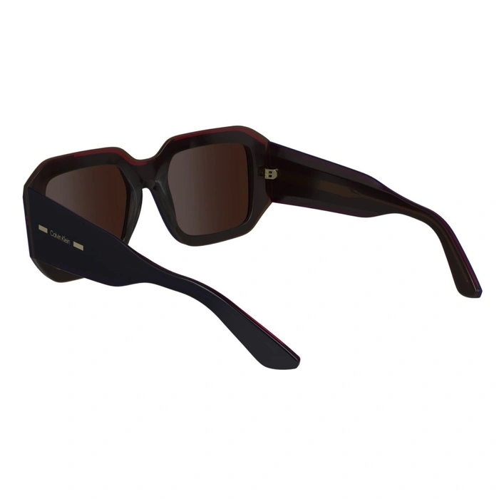 Okulary przeciwsłoneczne Calvin Klein CK23536s burgund damskie kocie oczy