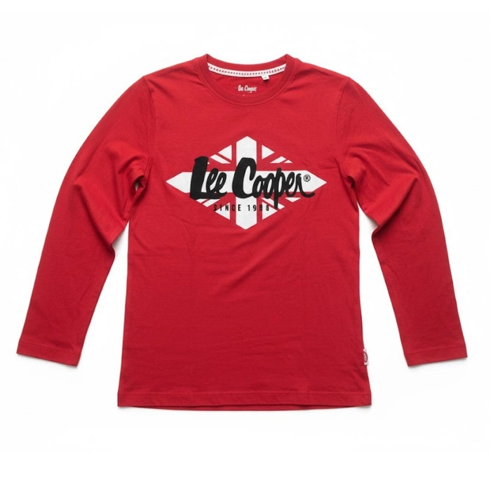 Koszulka chłopięca Lee Cooper bawełniana długi rękaw