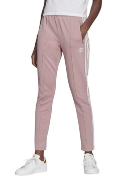 Spodnie damskie Adidas Sst dresowe logo różowe