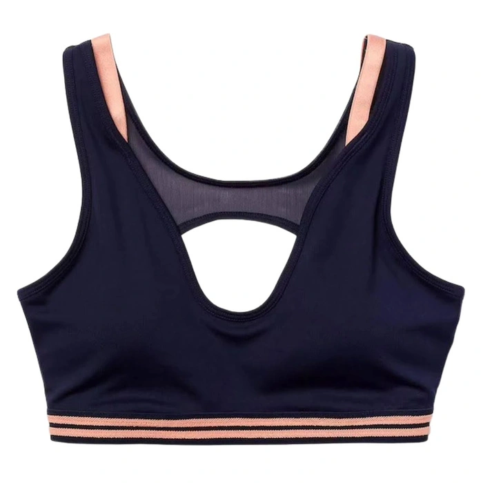 Top sportowy Lacoste Sport biustonosz treningowy granatowy r. S