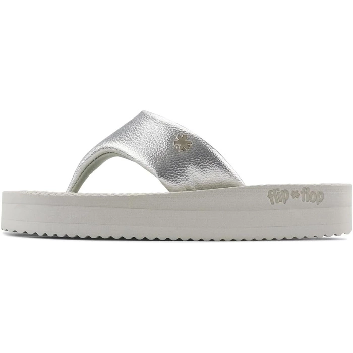 Klapki damskie Flip Flop Comfy Paddy japonki metaliczne lekkie r. 42