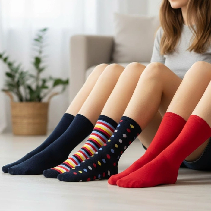 Skarpetki damskie Regatta Lifestyle zestaw 4pak kolorowe r. 39-42