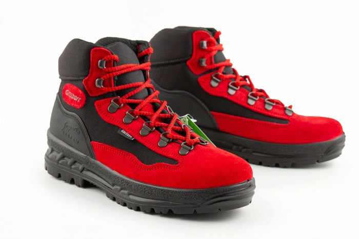 Buty damskie Grisport Gritex trekkingowe wysokie czerwone r. 36
