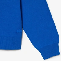 Bluza dzianinowa damska Lacoste AF2229 niebieski sweter r. XS