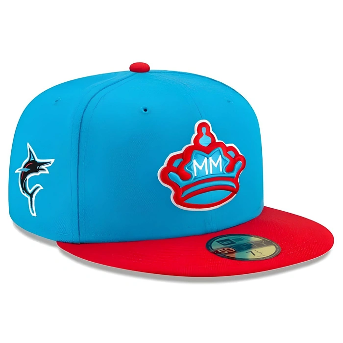 Czapka New Era Miami Marlins City Connect niebieska r. 6 7/8