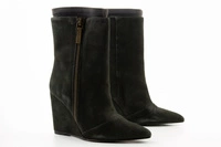 Buty damskie Pierre Balmain botki skórzane czarne r. 37