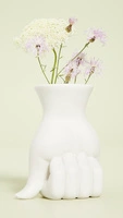 Wazon Jonathan Adler Marcel Vase biały H 15 cm