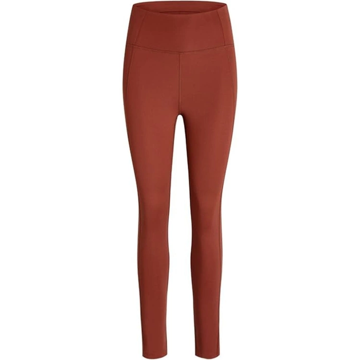 Legginsy damskie Girlfriend Collective Compressive brązowe sportowe r. S