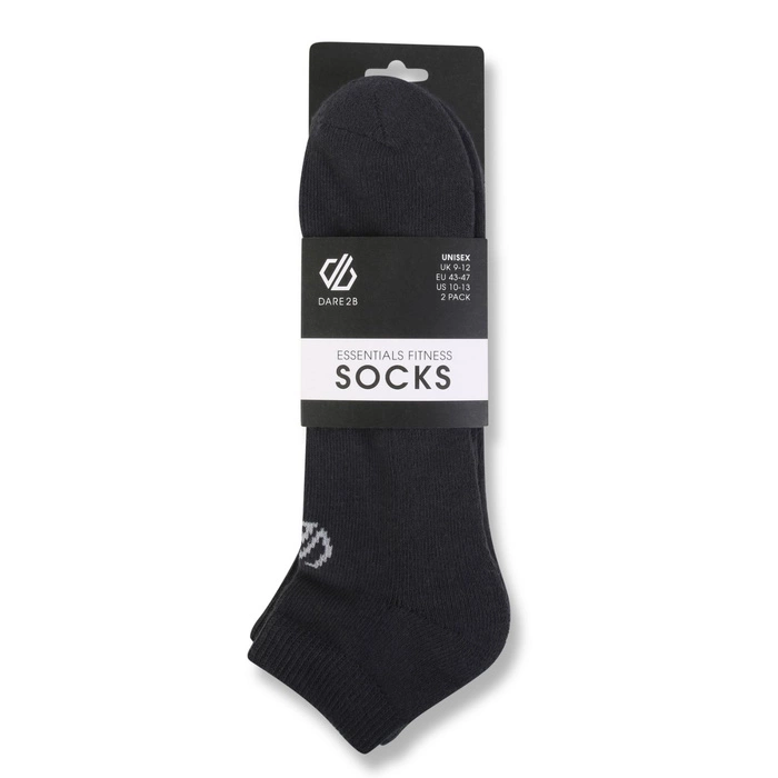Skarpetki unisex Dare2B Essentials Fitness 2pak grafitowe r. 39-42