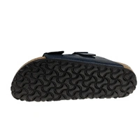 Klapki damskie Birkenstock Arizona BS birko-flor skóra węża granatowe r. 38
