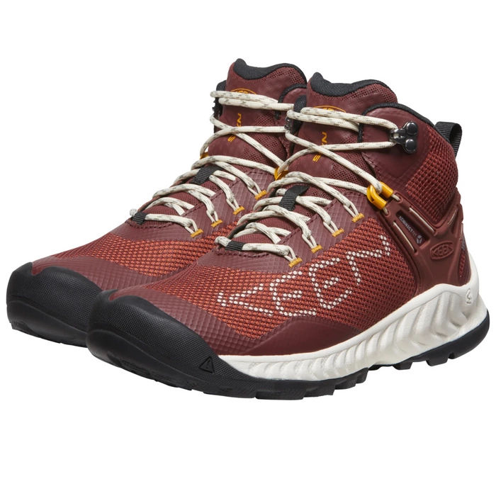 Buty trekkingowe damskie Keen Nxis Evo Wp Mid wodoodporne czerwone r. 35,5