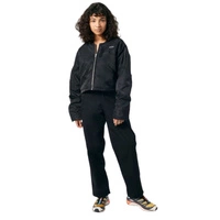 Kurtka damska HUF Paisley Satin bomberka z naszywkami czarna r. S