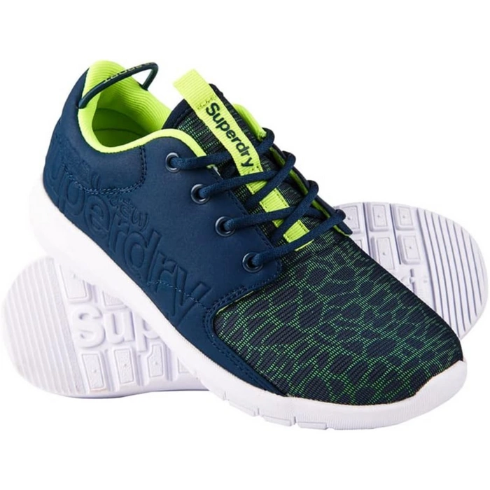 Buty damskie Superdry Scuba Sport Runner sportowe niebieskie r. 41