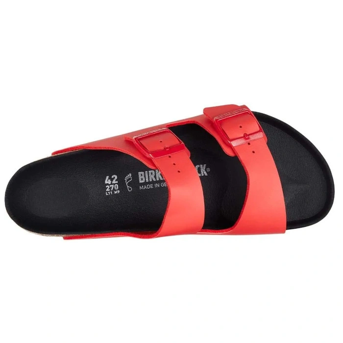 Klapki męskie Birkenstock Arizona BS regular czerwony r. 42