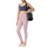 Top damski Adidas Core Flow biustonosz sportowy granatowy 