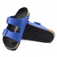 Klapki damskie Birkenstock Arizona BS birko-flor niebieskie r. 37