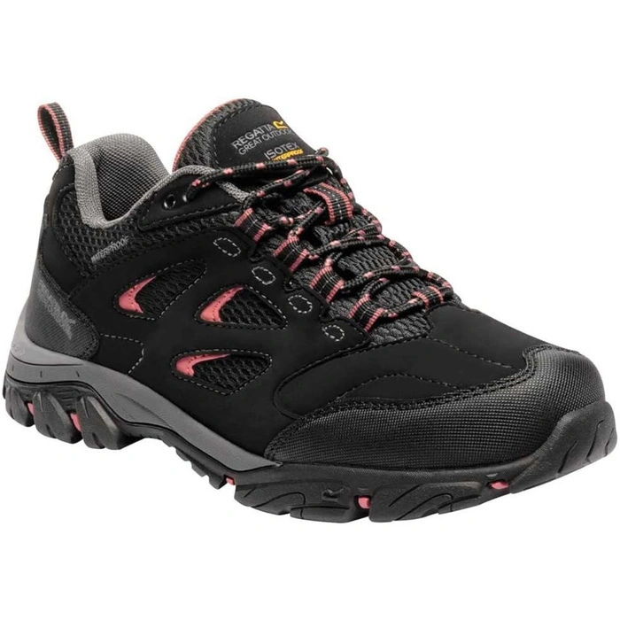 Buty damskie Regatta Holcombe IEP Low trekkingowe wodoodporne czarne