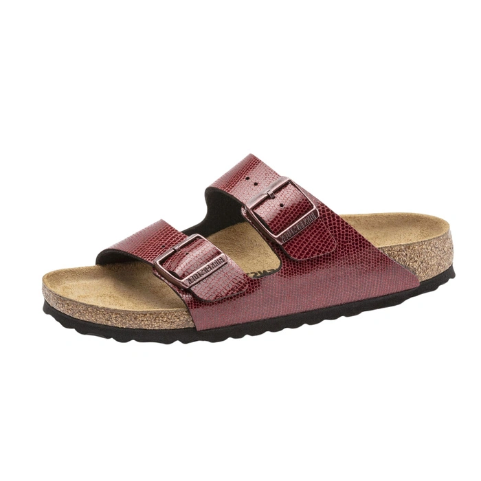 Klapki damskie Birkenstock Arizona bordowe r. 38