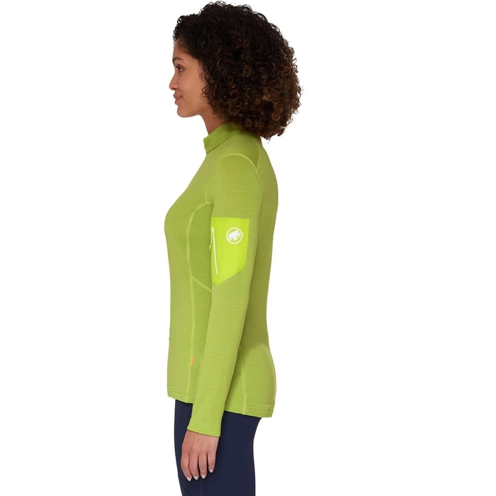 Bluza damska Mammut Aenergy ML Half Zip Pull techniczna zielona