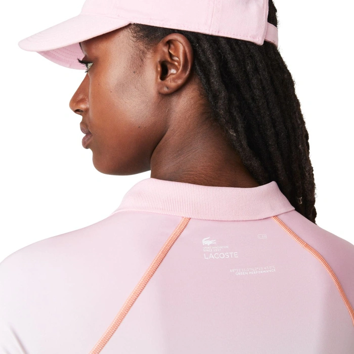 Koszulka damska Lacoste Summer sportowa crop wielokolorowa r. S