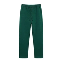 Spodnie damskie Zara dresowe joggery zielone r. M