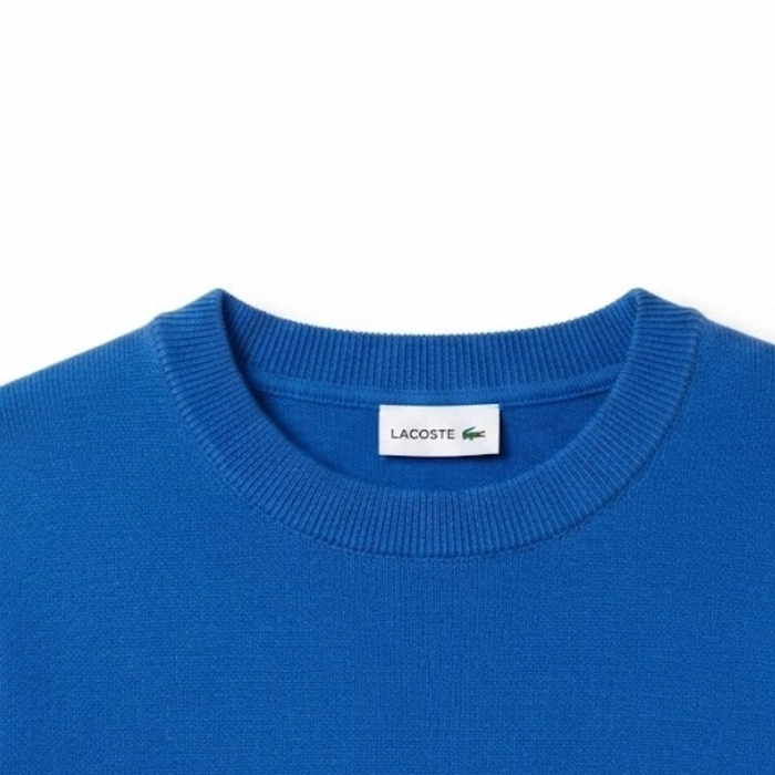 Bluza dzianinowa damska Lacoste AF2229 niebieski sweter r. XS