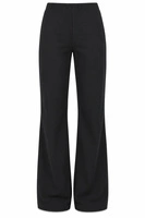 Spodnie damskie Zara flare elastyczne czarne r. L