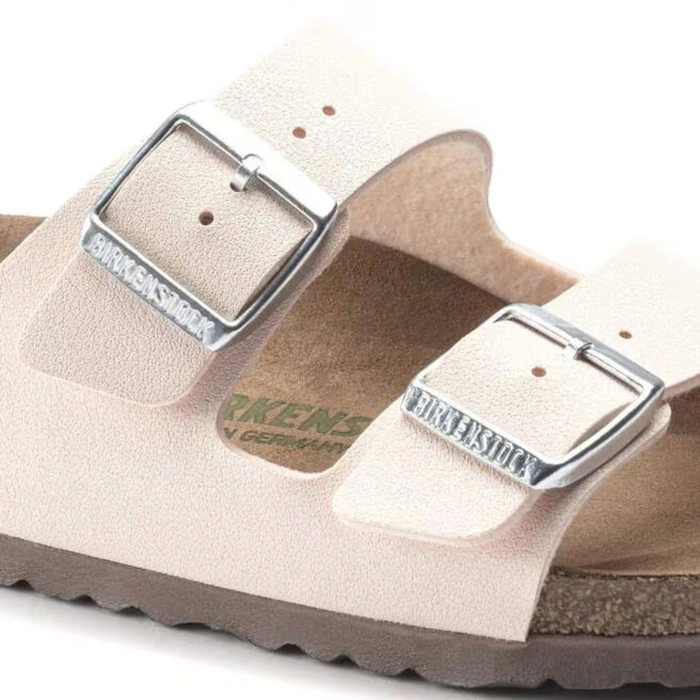 Klapki damskie Birkenstock Arizona BS birko-flor vegan jasno różowe r. 36