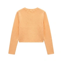Sweter damska Zara rozpinany króki pomarańczowy r. M